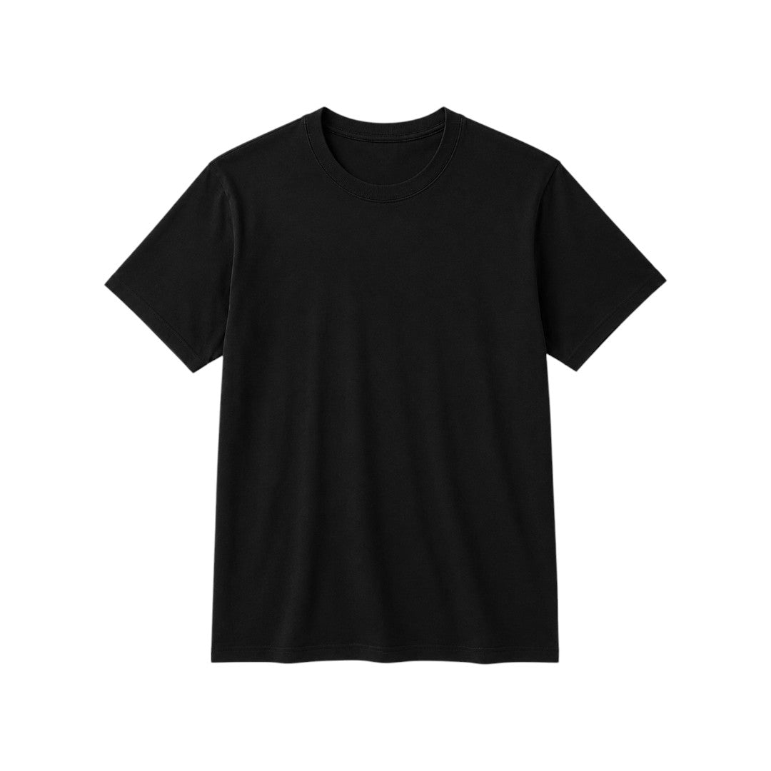 Twice Upon A  Men's Premium Black Crew Neck T-Shirt
