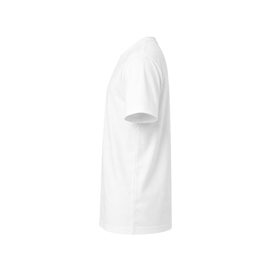 Twice Upon A  Men's Premium White Crew Neck T-Shirt